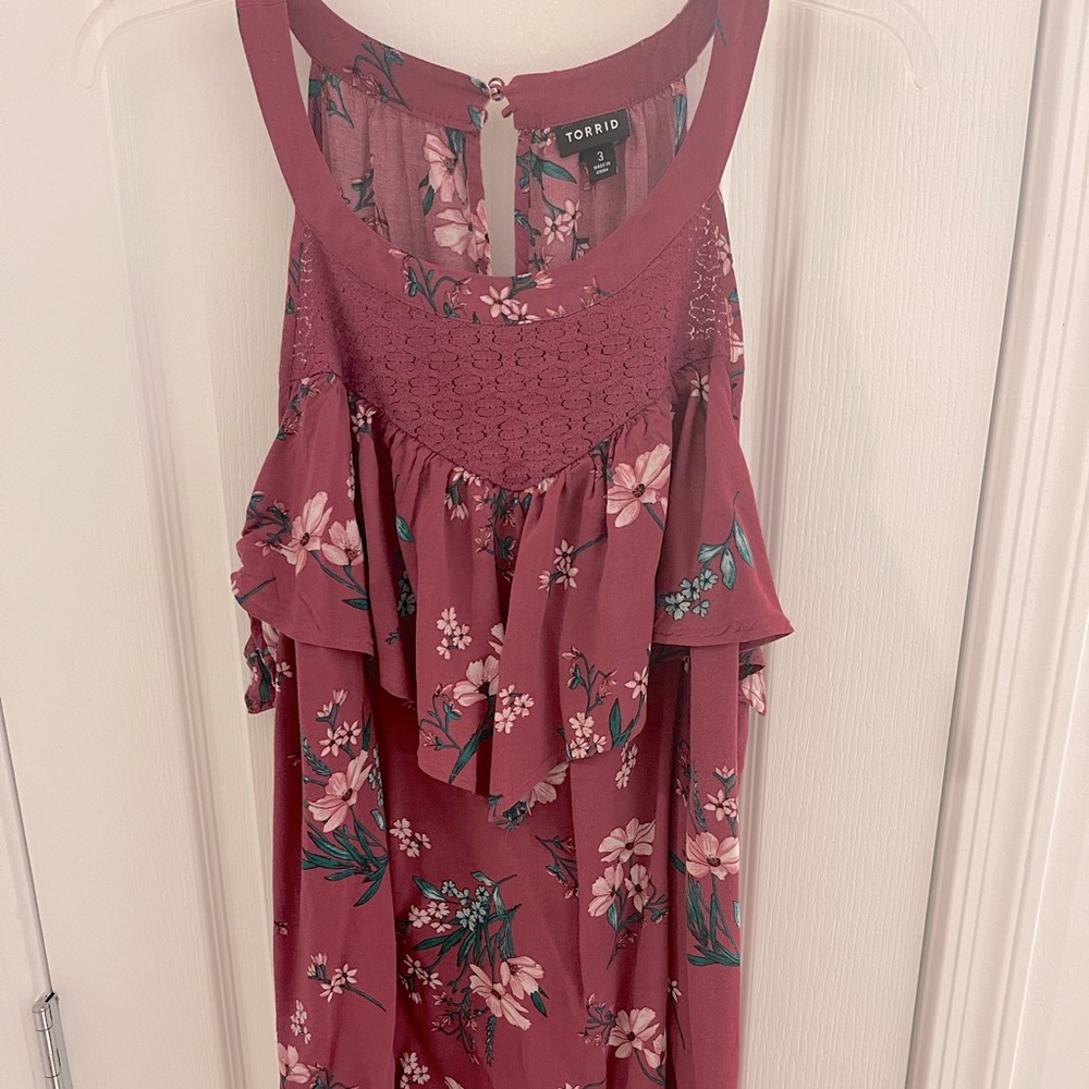 Torrid floral flowy tank